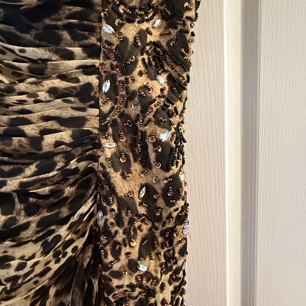 Leopard Print Evening Gown - Picture 3 of 9